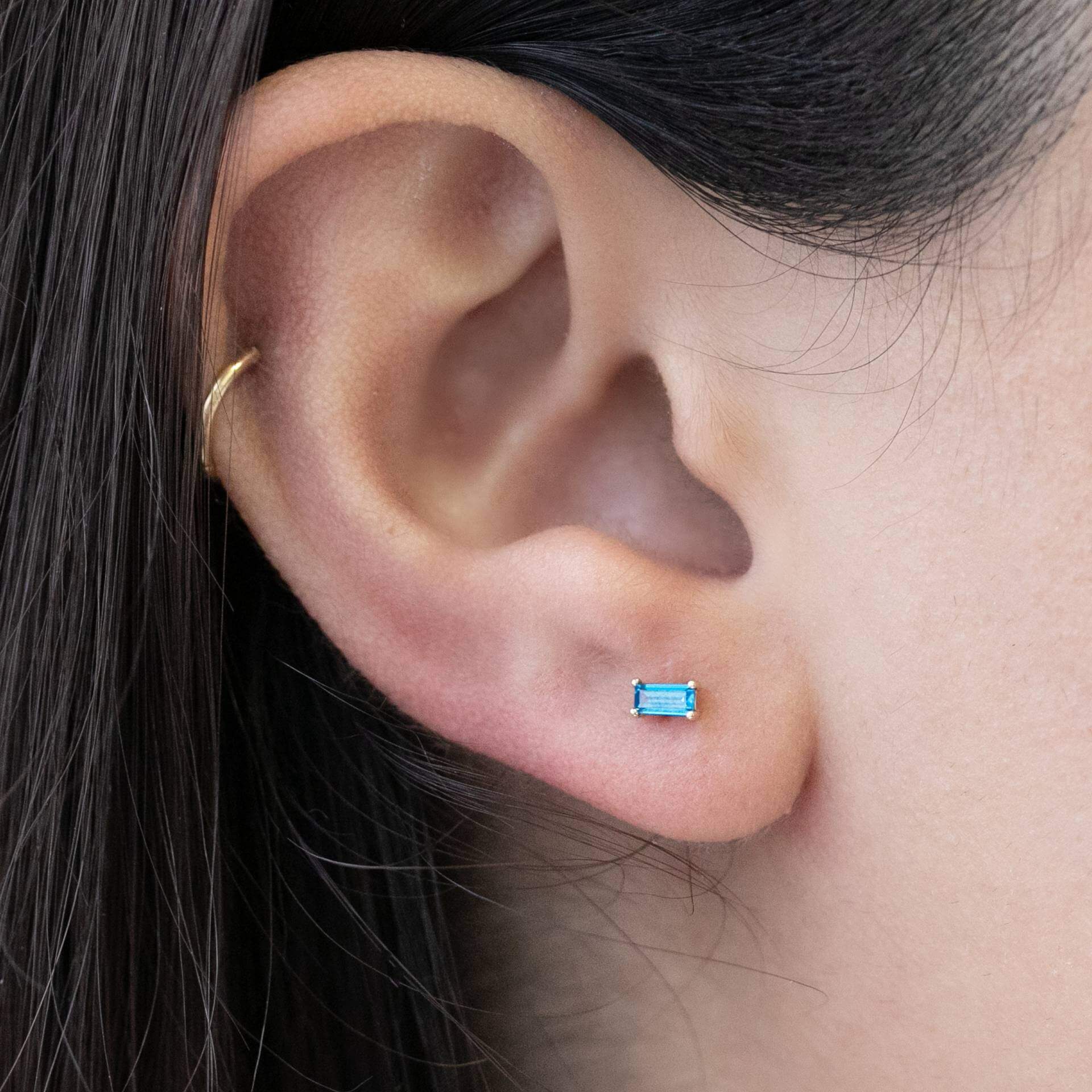Aqua Aura Earrings - Image 3